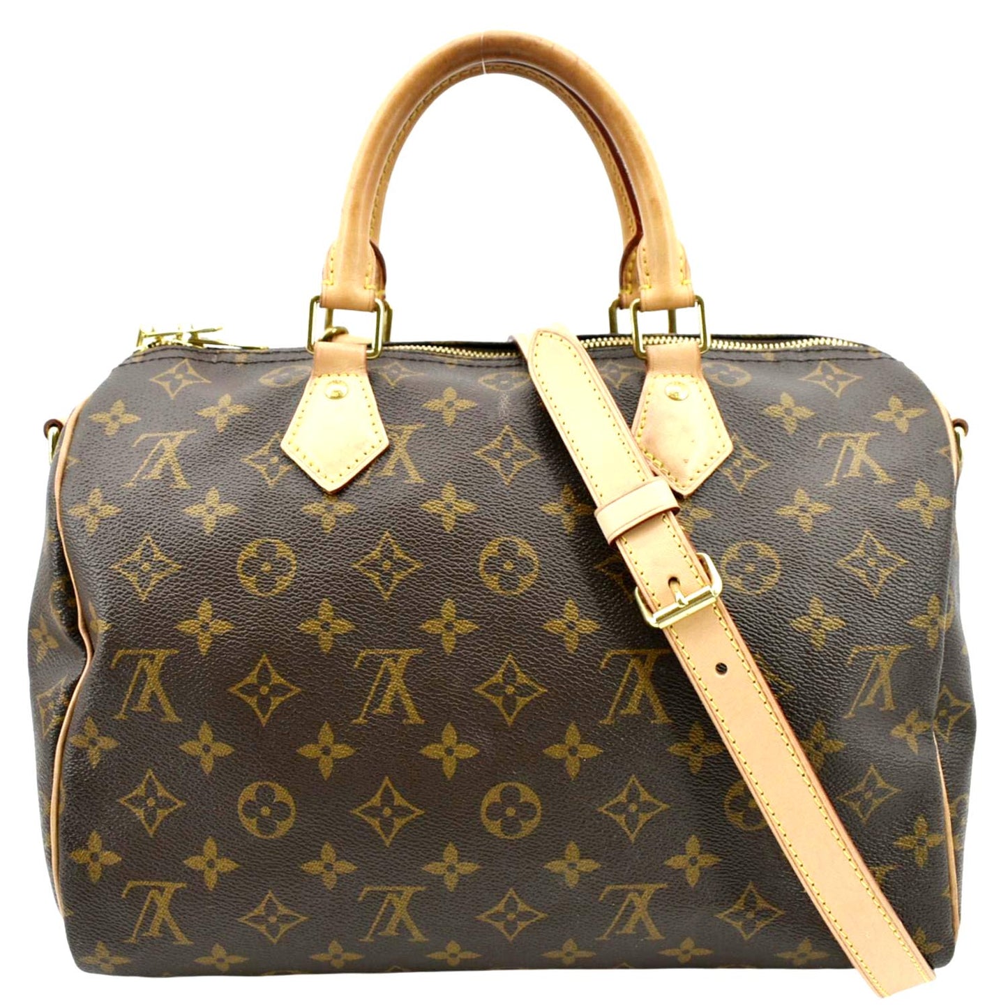 LOUIS VUITTON  30 Bandouliere Monogram Canvas Shoulder Bag Brown