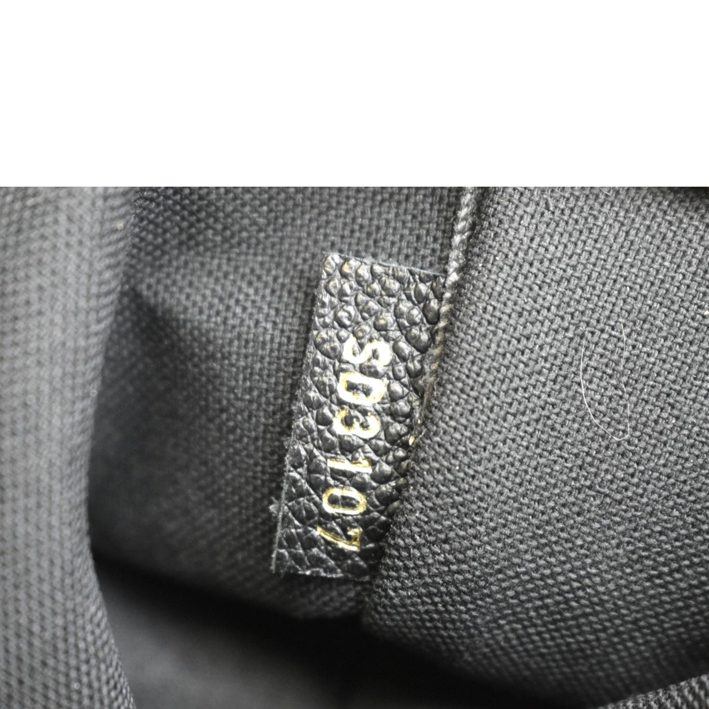 LOUIS VUITTON Felicie Monogram Empreinte Chain Pochette Crossbody Bag Black