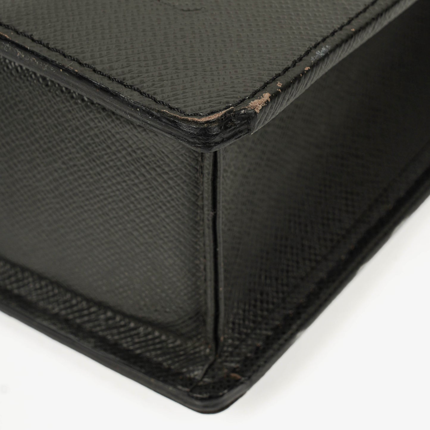 Louis Vuitton Lozan Black Taiga Leather Briefcase Bag