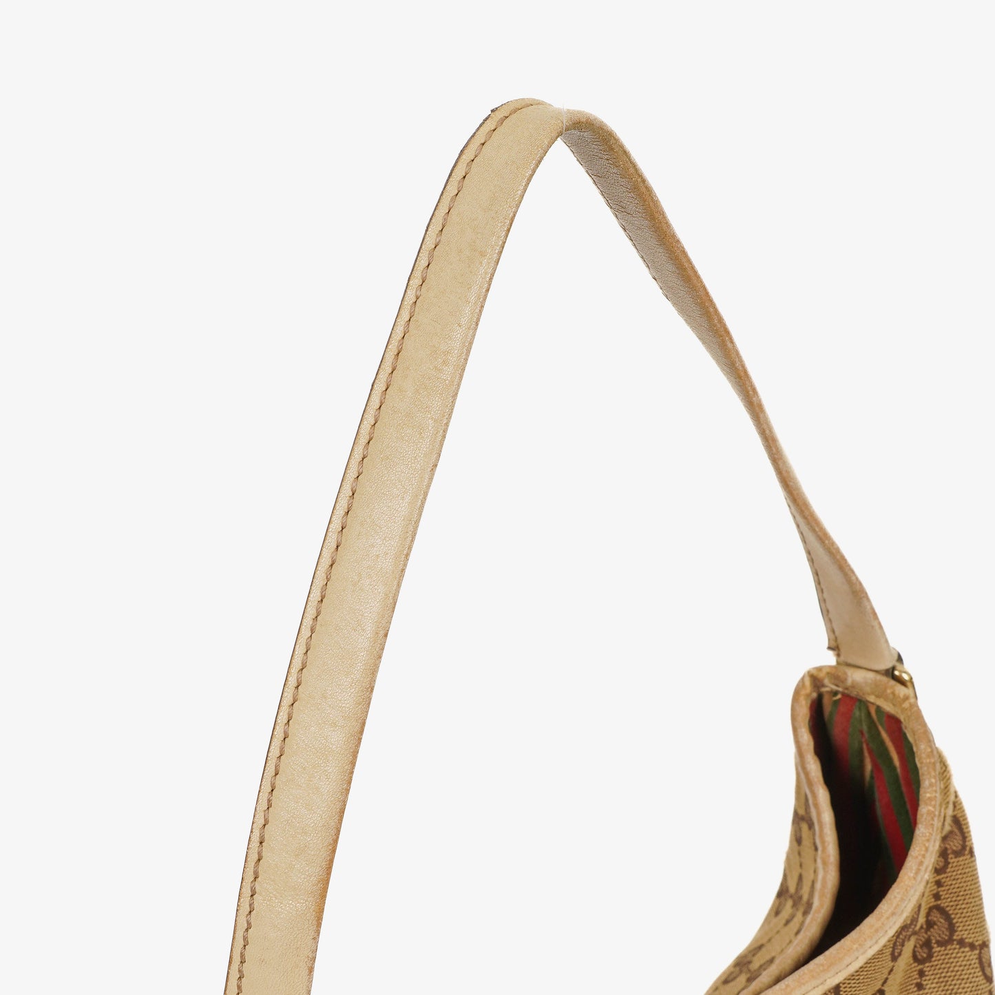 Gucci New Britt Off White Monogram Hobo Bag