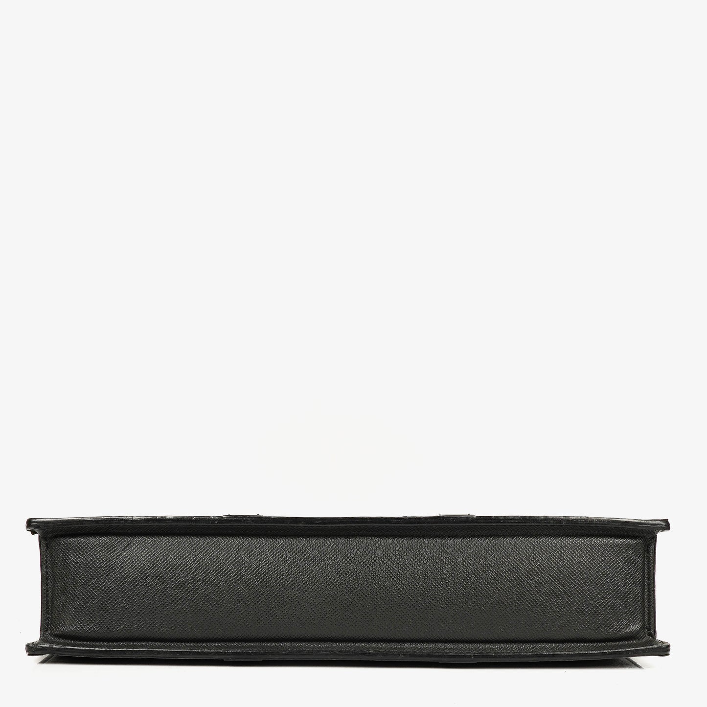 Louis Vuitton Lozan Black Taiga Leather Briefcase Bag