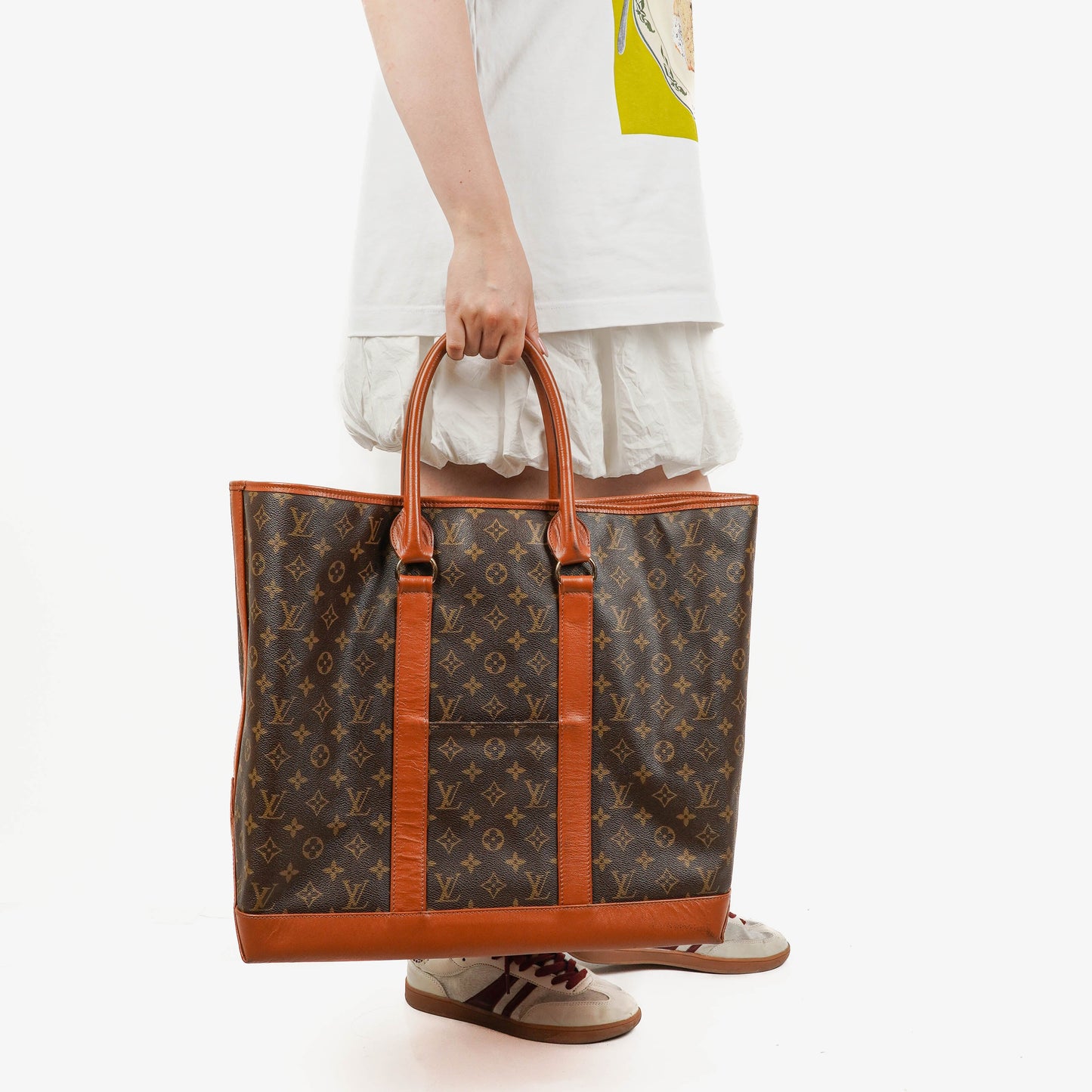 Louis Vuitton Sac Weekend PM Monogram Canvas Tote Bag