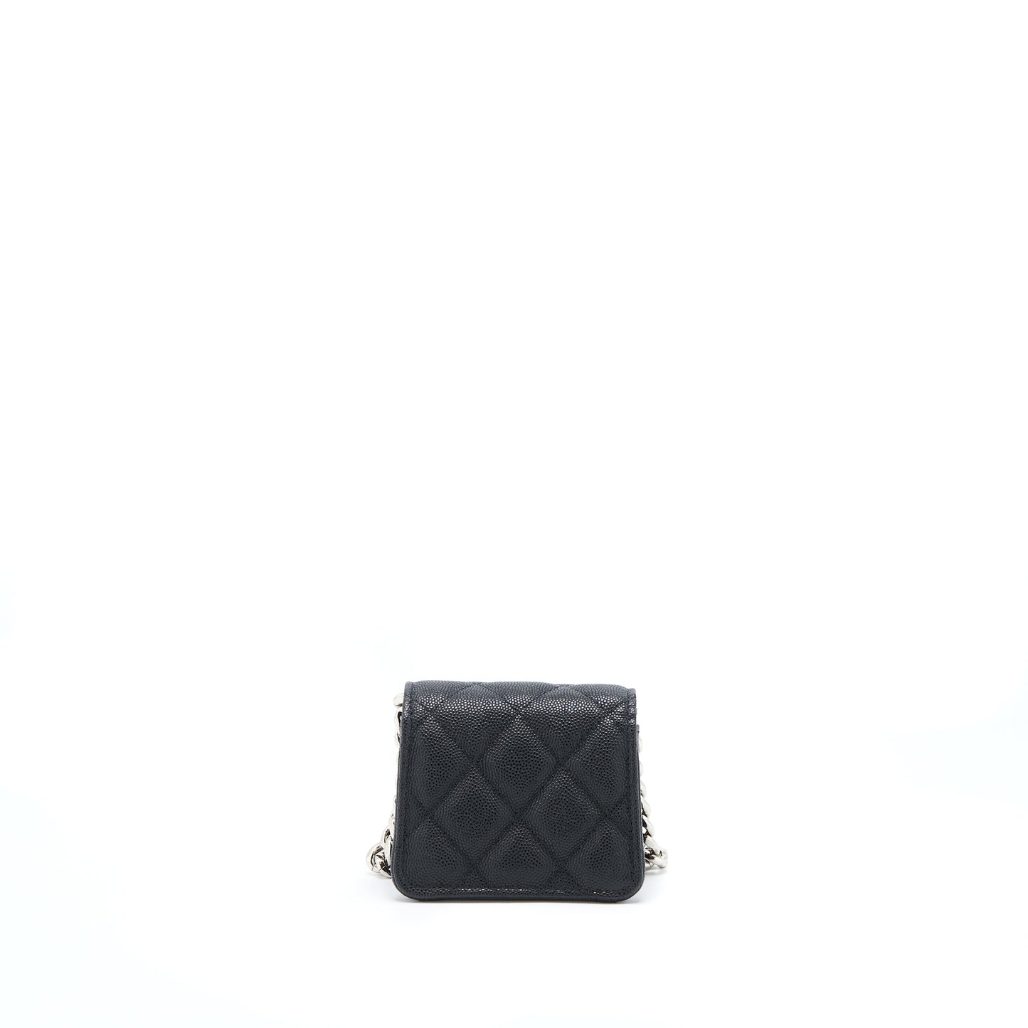 Chanel Clutch With Chain Caviar Black
