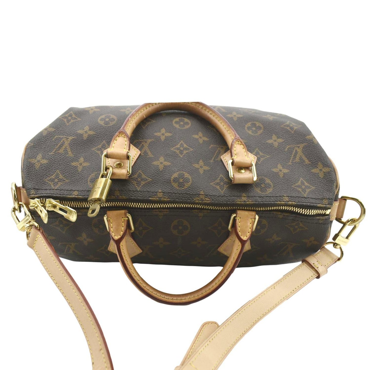 LOUIS VUITTON  30 Bandouliere Monogram Canvas Shoulder Bag Brown