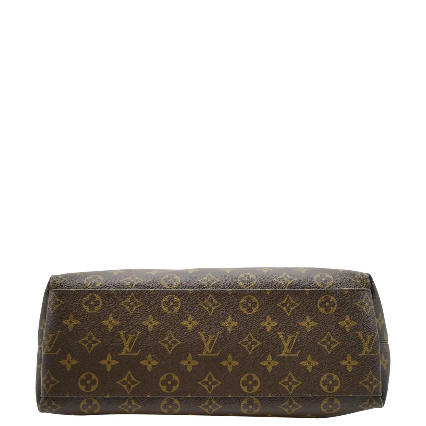 LOUIS VUITTON Tuileries Monogram Canvas Hobo Bag Brown