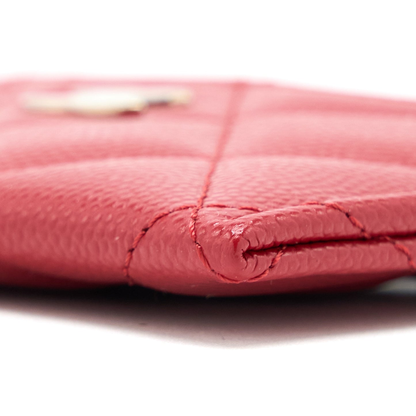 Chanel Classic Card Holder Caviar Red with