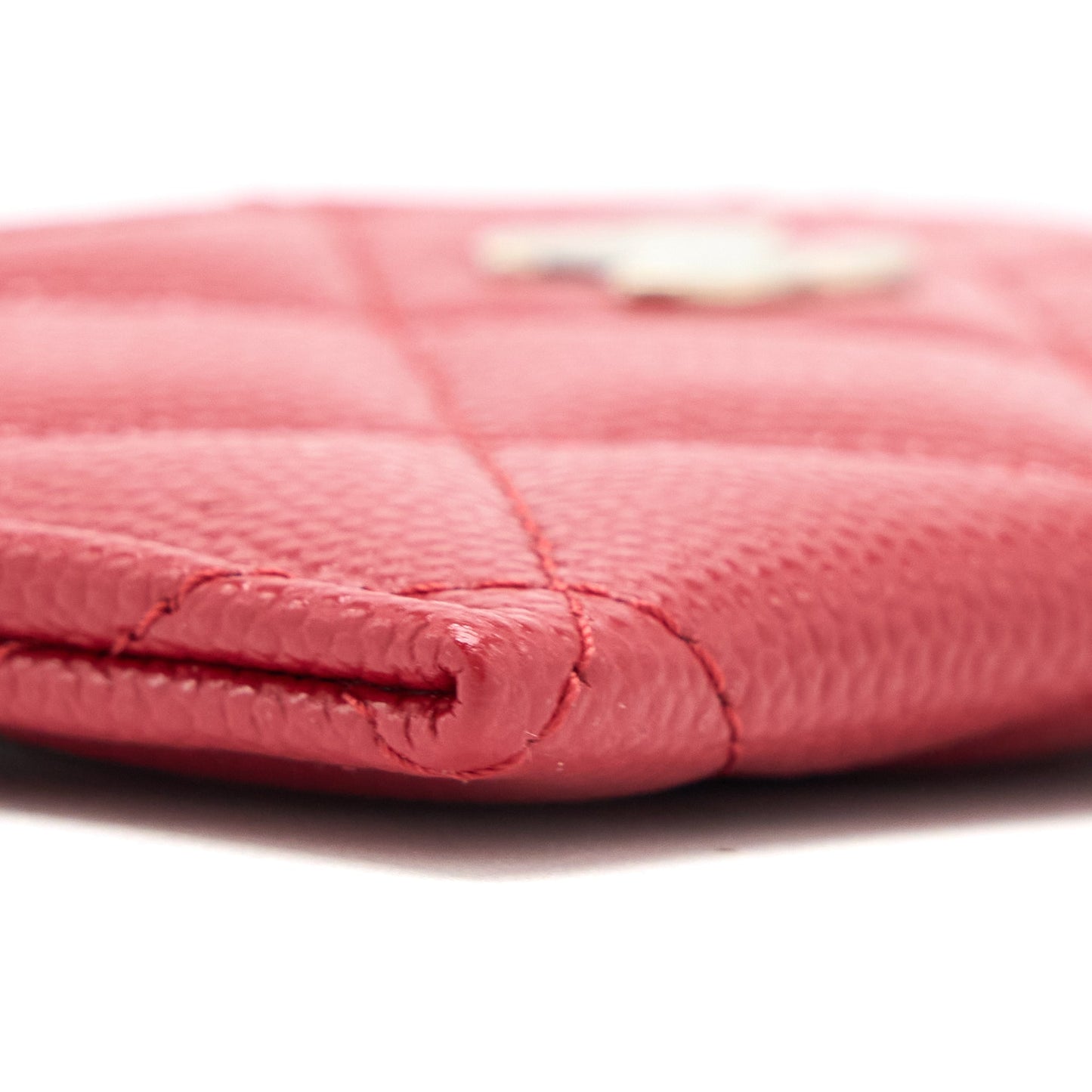 Chanel Classic Card Holder Caviar Red with