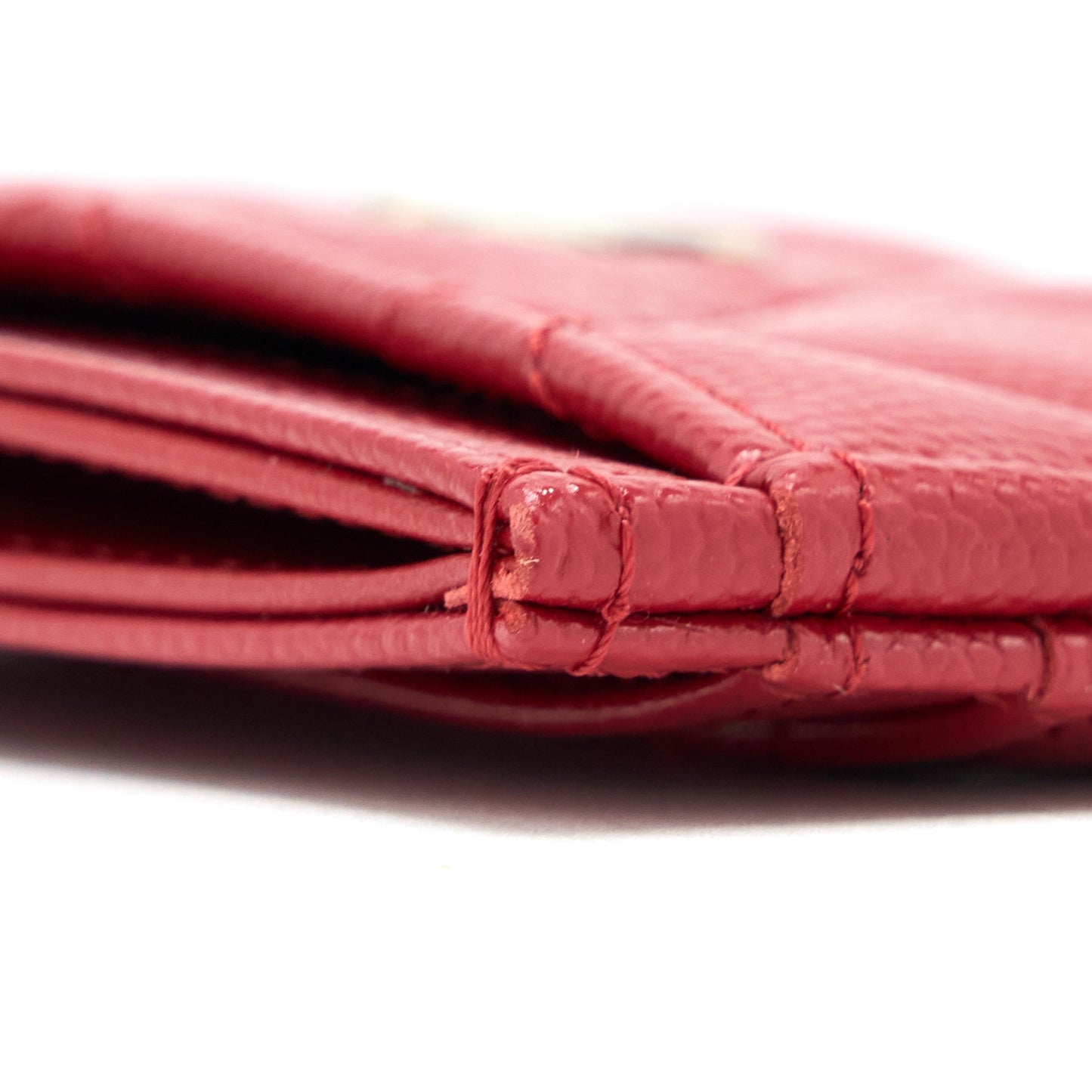 Chanel Classic Card Holder Caviar Red with