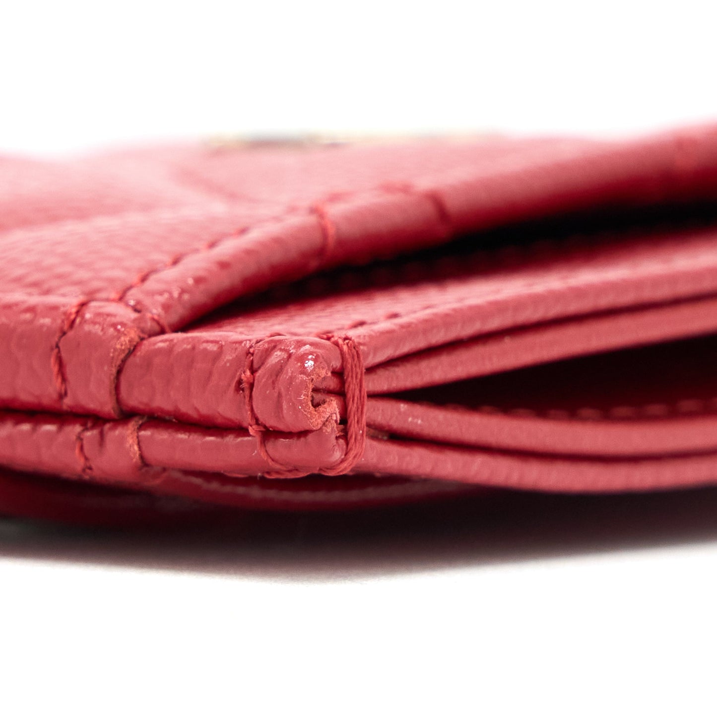 Chanel Classic Card Holder Caviar Red with