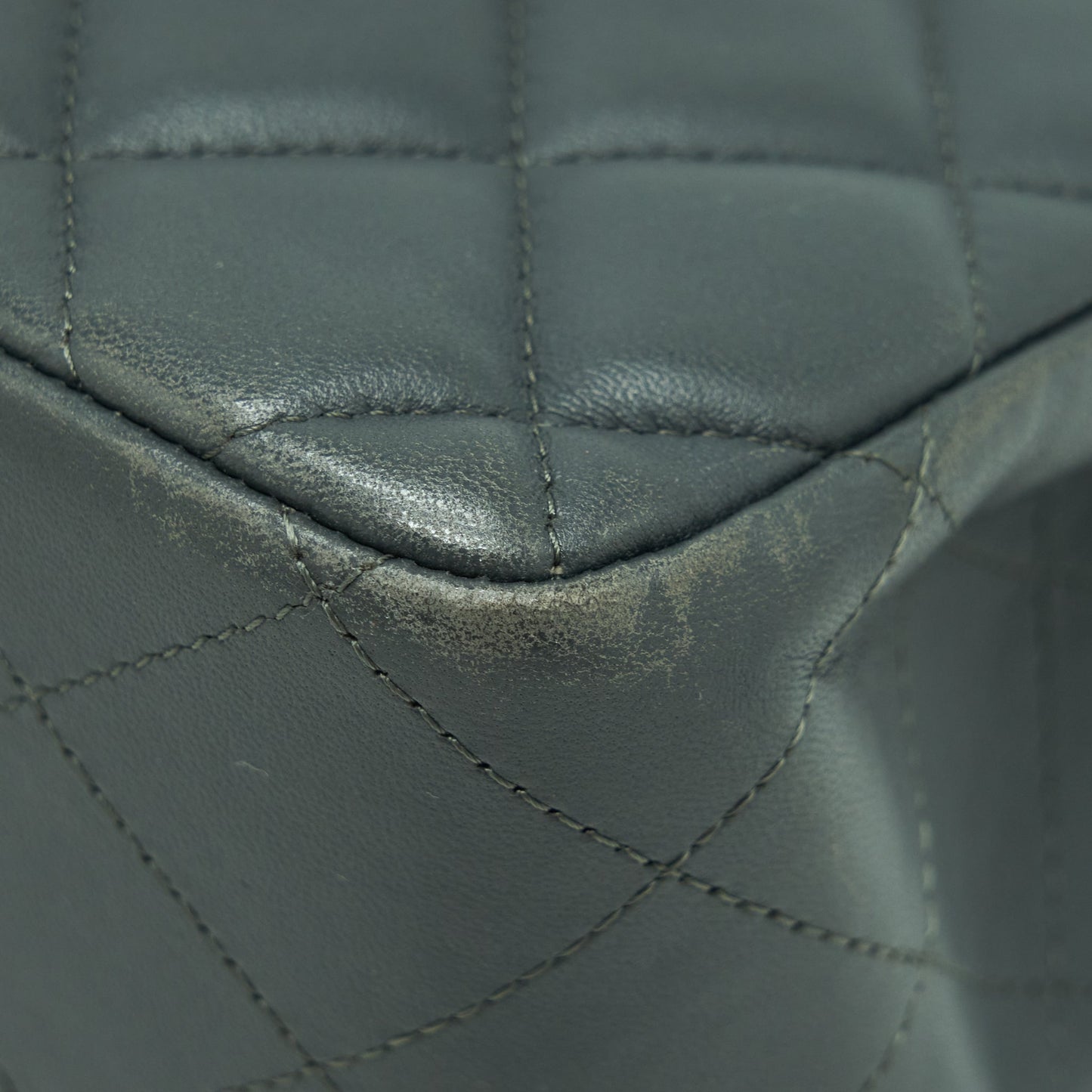 Chanel Jumbo Classic Double Flap Bag Lambskin Grey