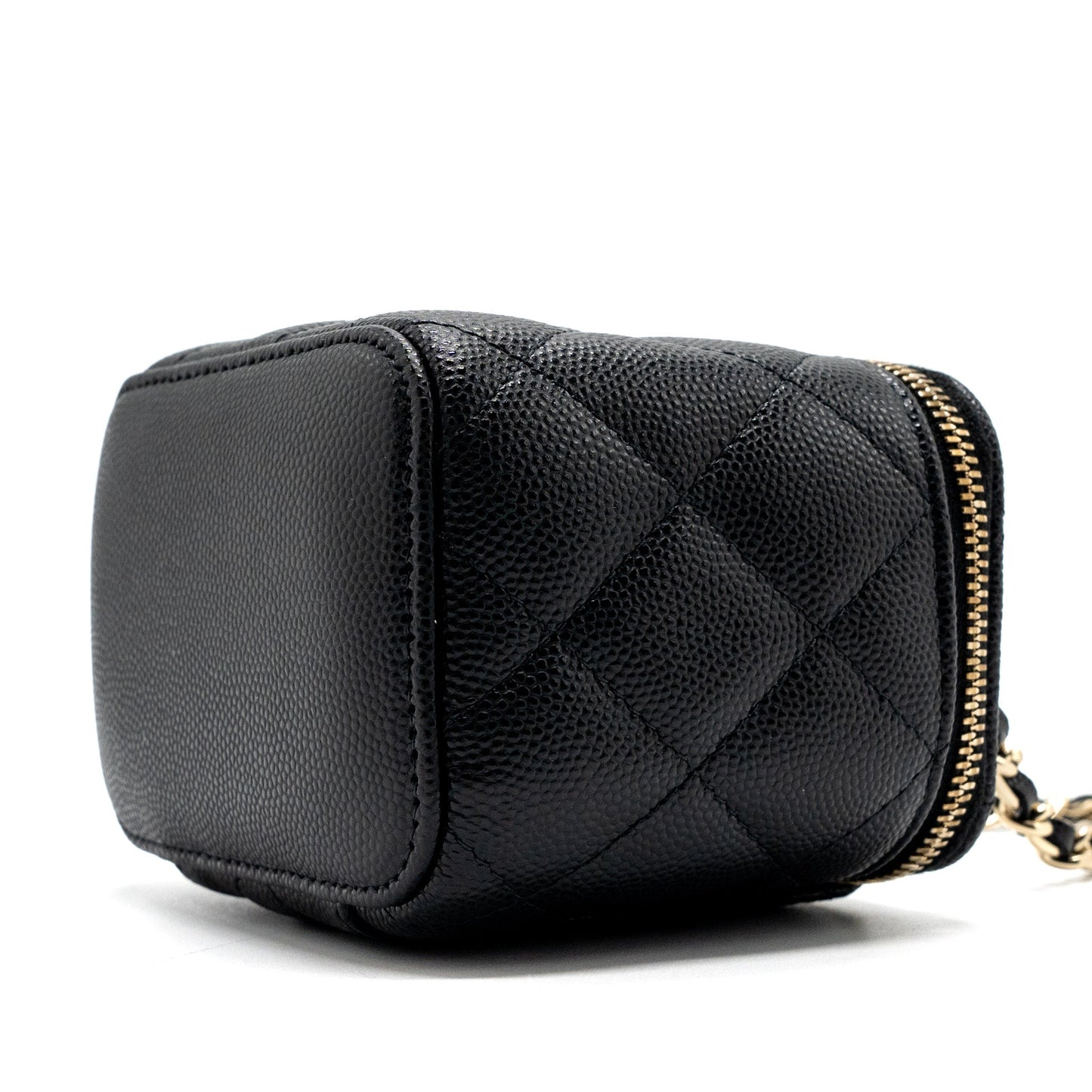 Chanel Mini Vanity Case Caviar Black L