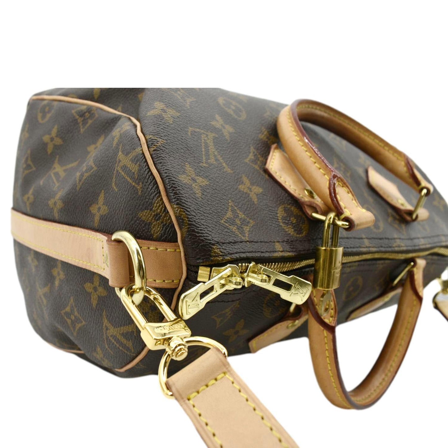 LOUIS VUITTON  30 Bandouliere Monogram Canvas Shoulder Bag Brown