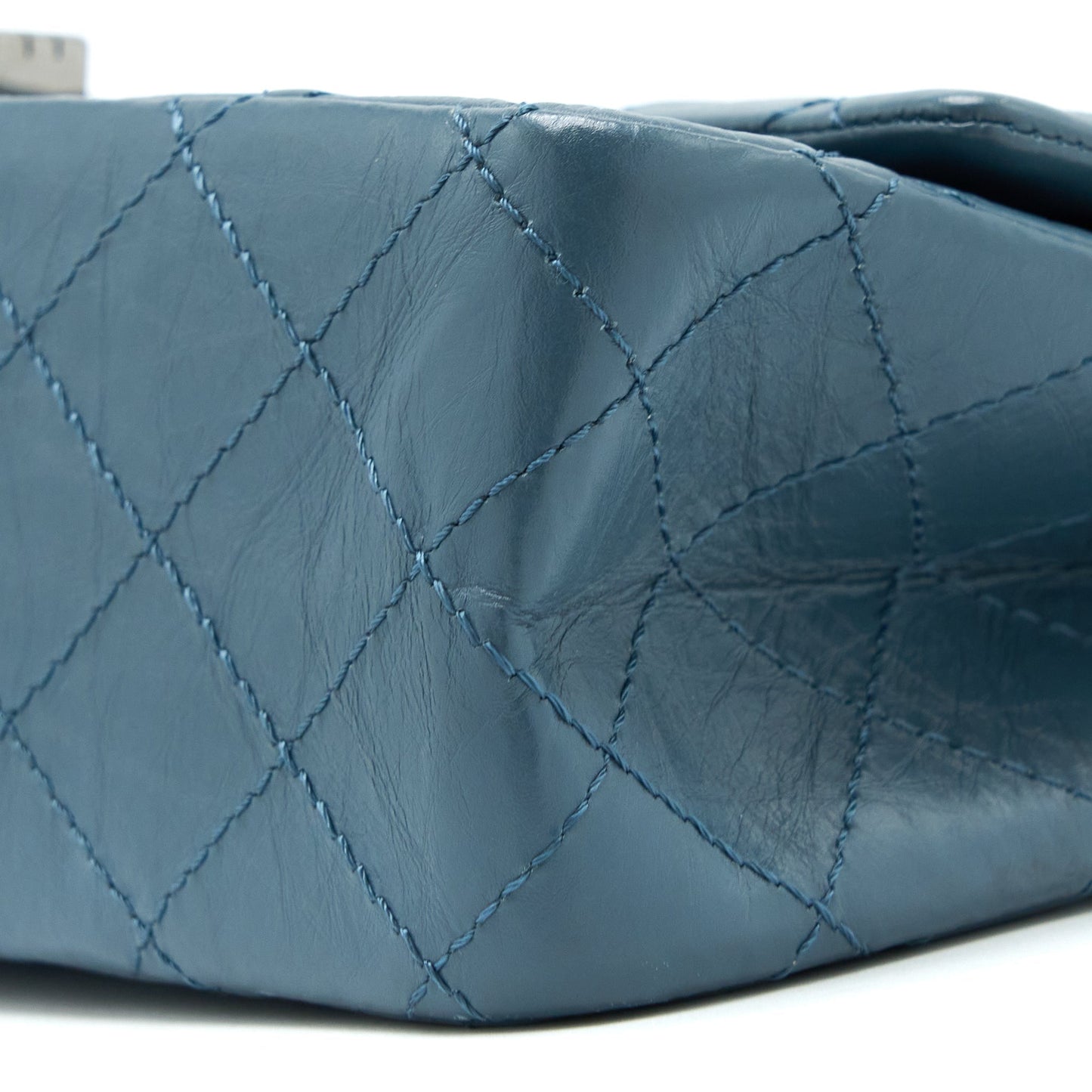 Chanel 2.55 226 Reissue Flap Bag Calfskin Blue Grey