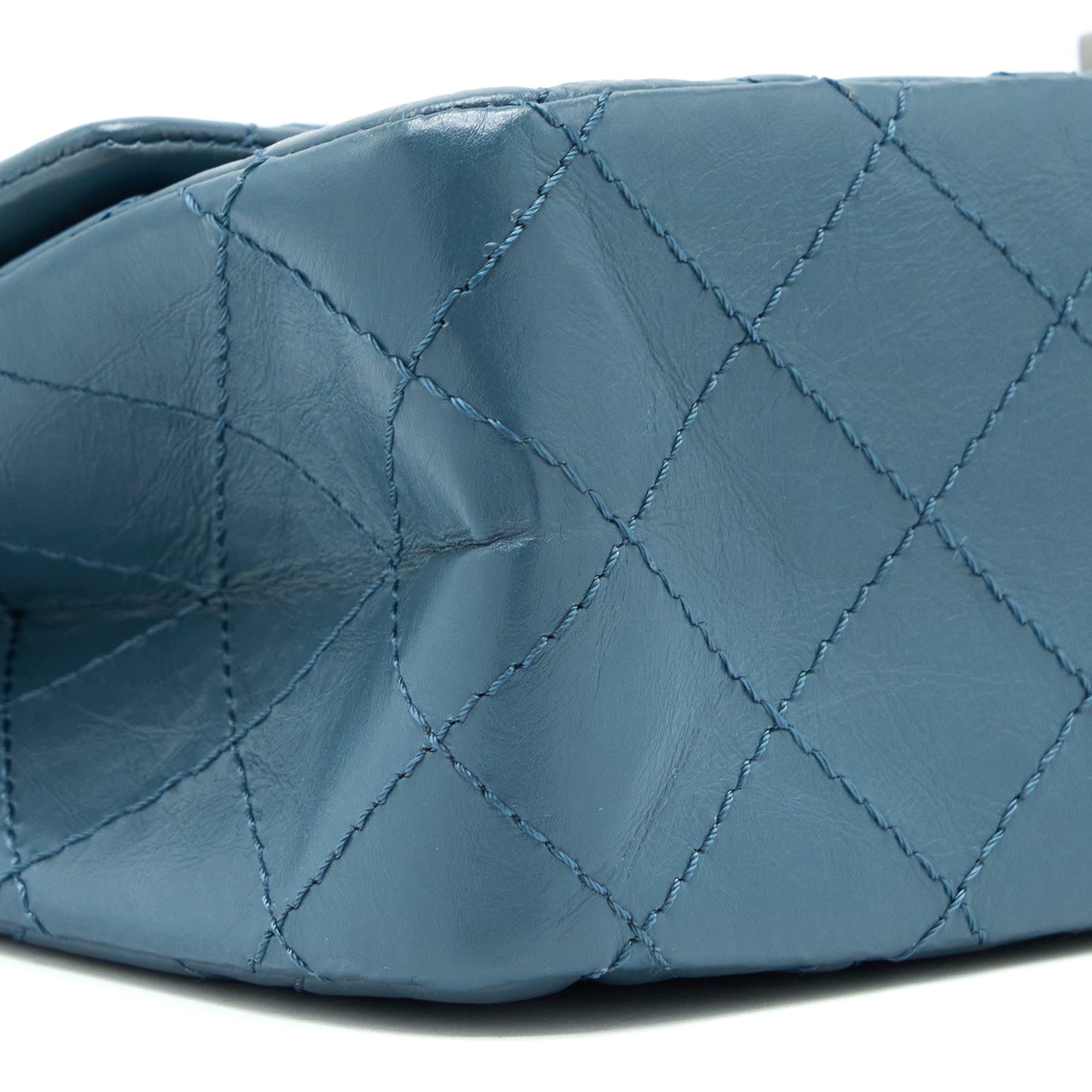 Chanel 2.55 226 Reissue Flap Bag Calfskin Blue Grey