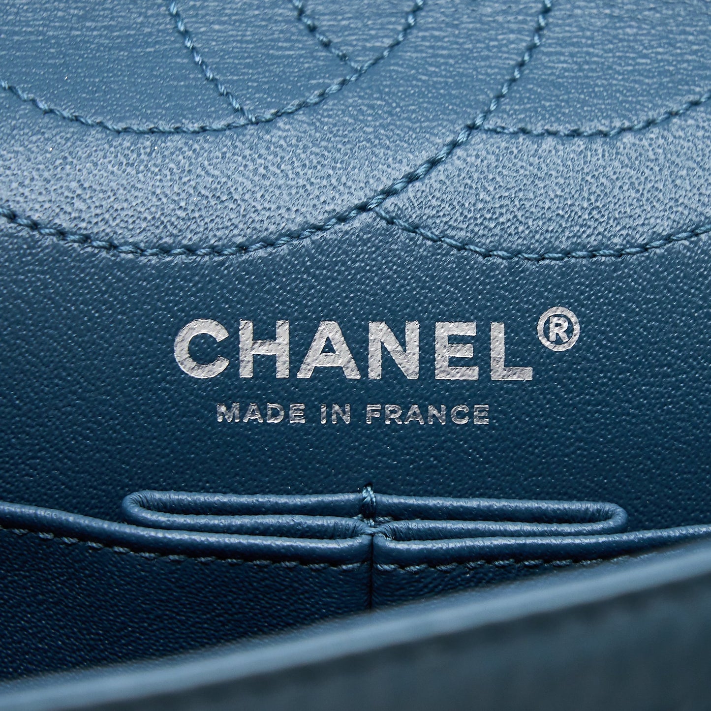 Chanel 2.55 226 Reissue Flap Bag Calfskin Blue Grey