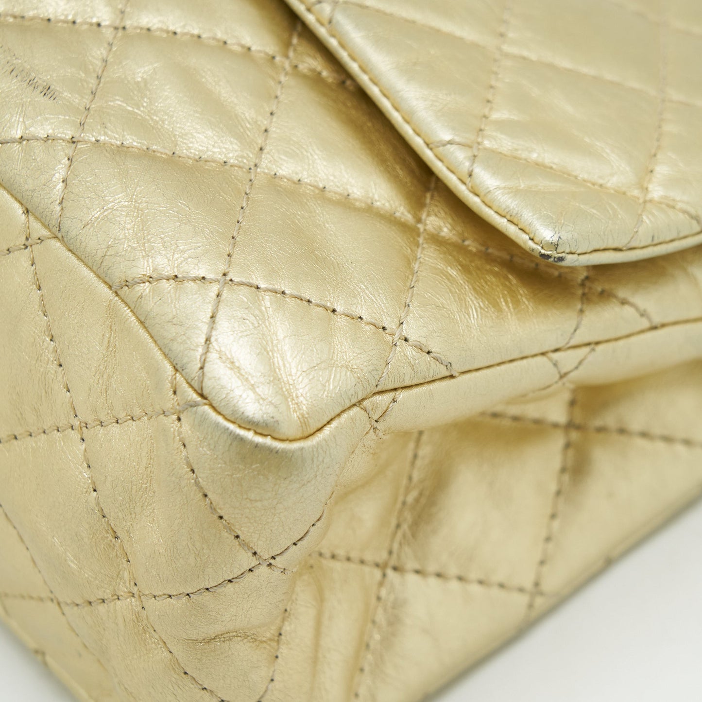 Chanel 2.55 Reissue 226 Double Flap Bag Gold