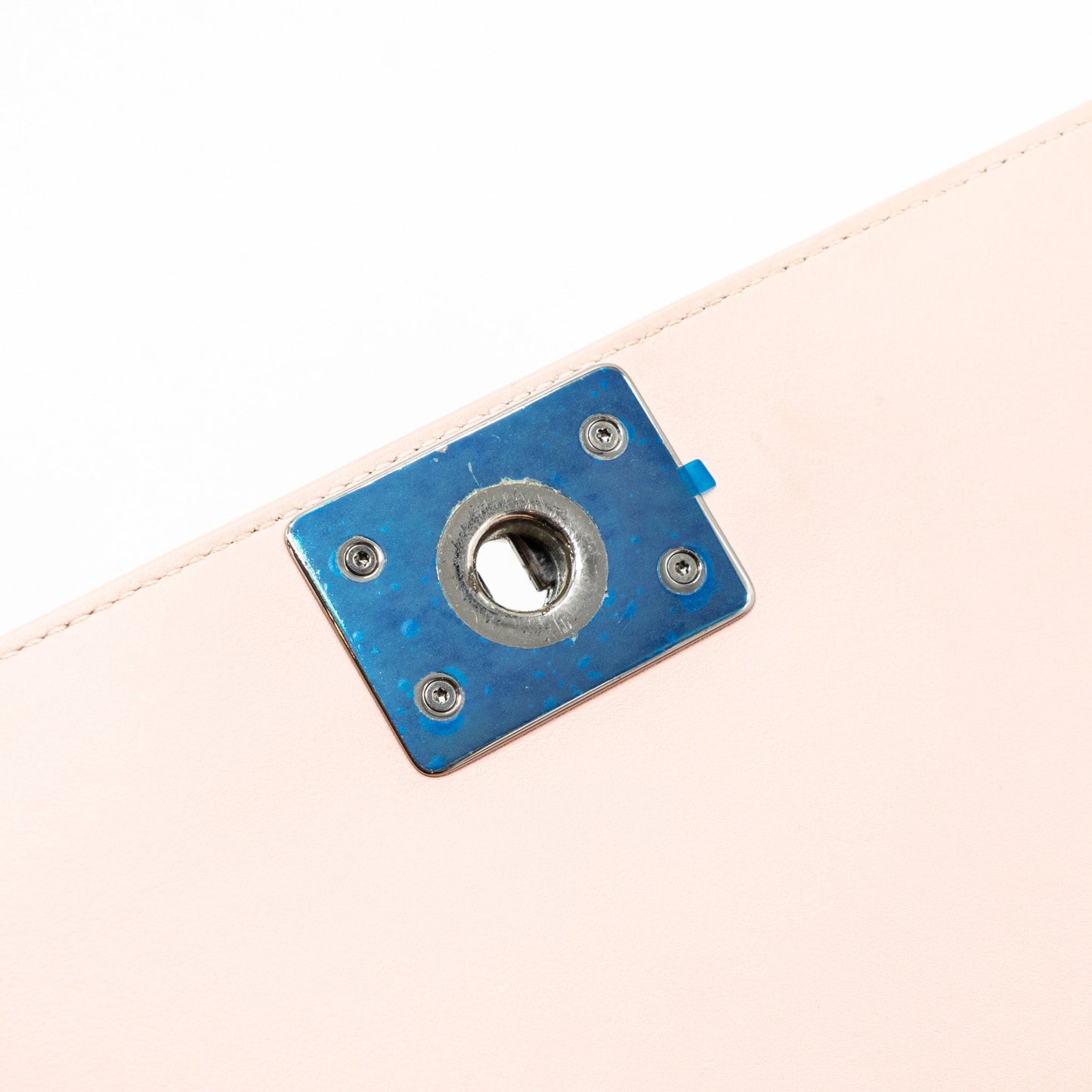 Chanel New Medium Boy Bag Patent Pink