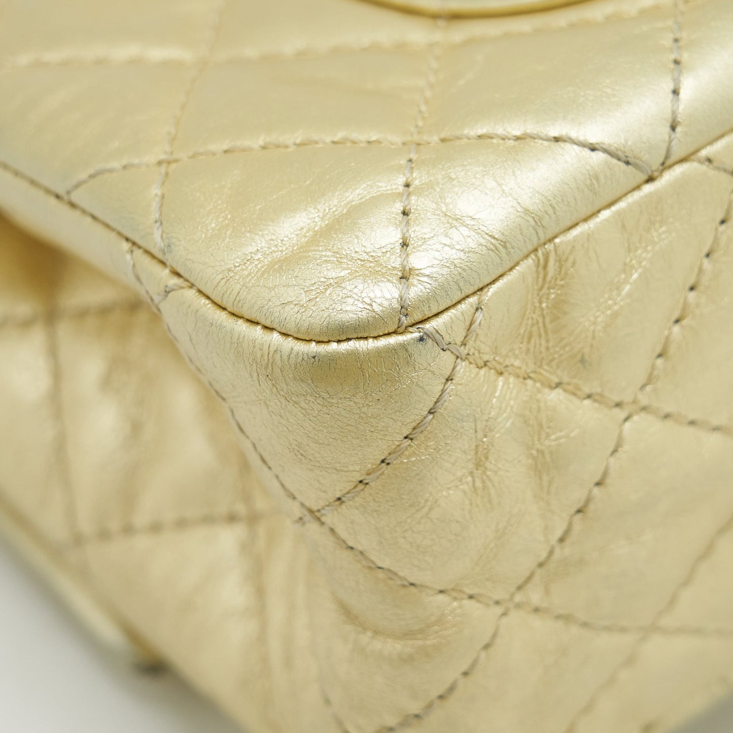Chanel 2.55 Reissue 226 Double Flap Bag Gold