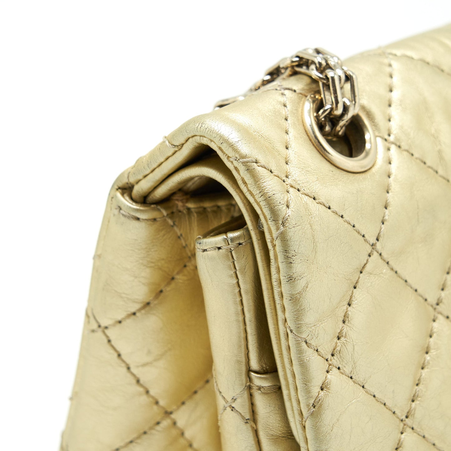 Chanel 2.55 Reissue 226 Double Flap Bag Gold