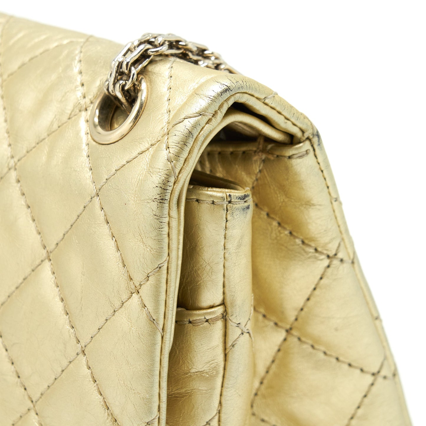 Chanel 2.55 Reissue 226 Double Flap Bag Gold
