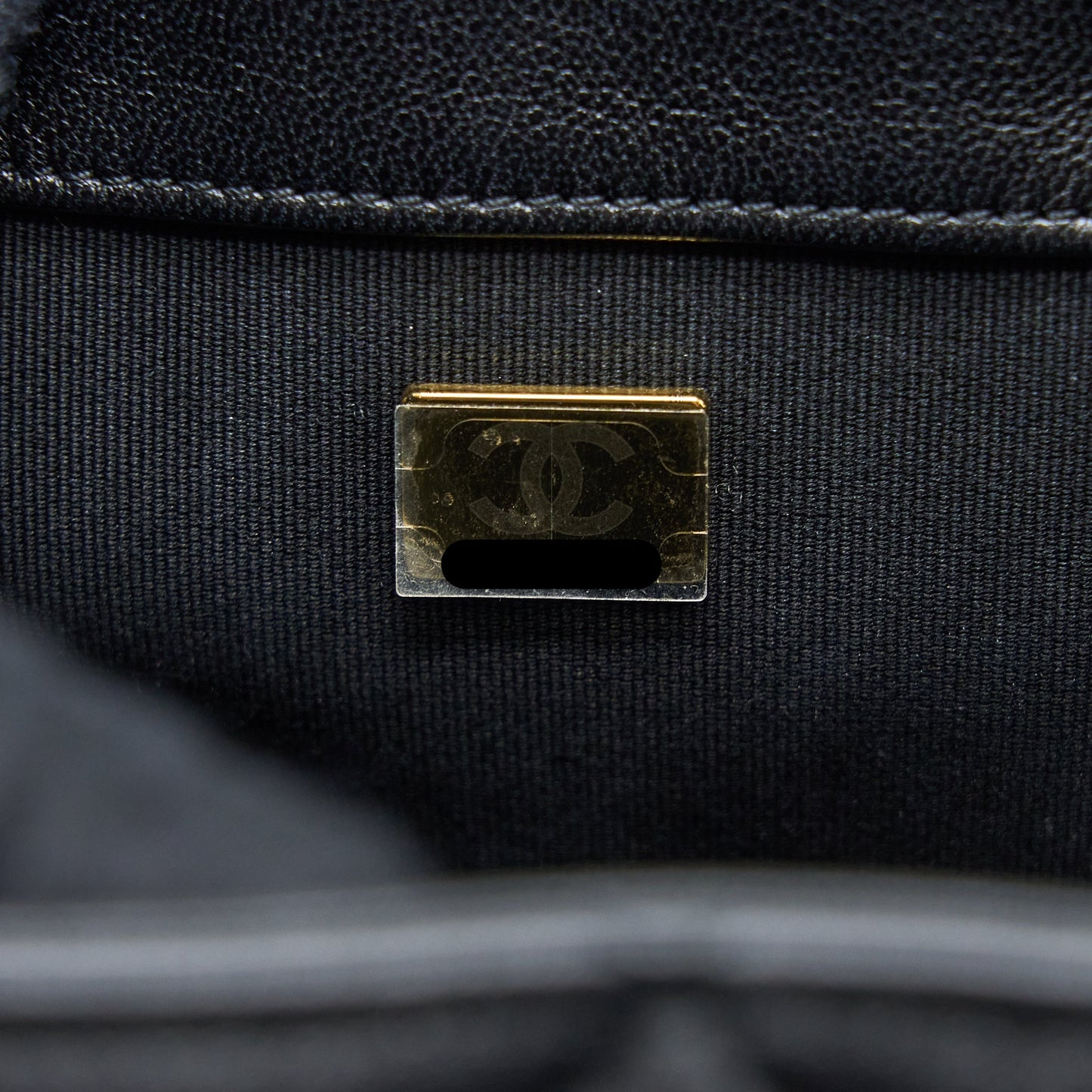 Chanel Drawstring Bucket Bag Lambskin Black  (Microchip)