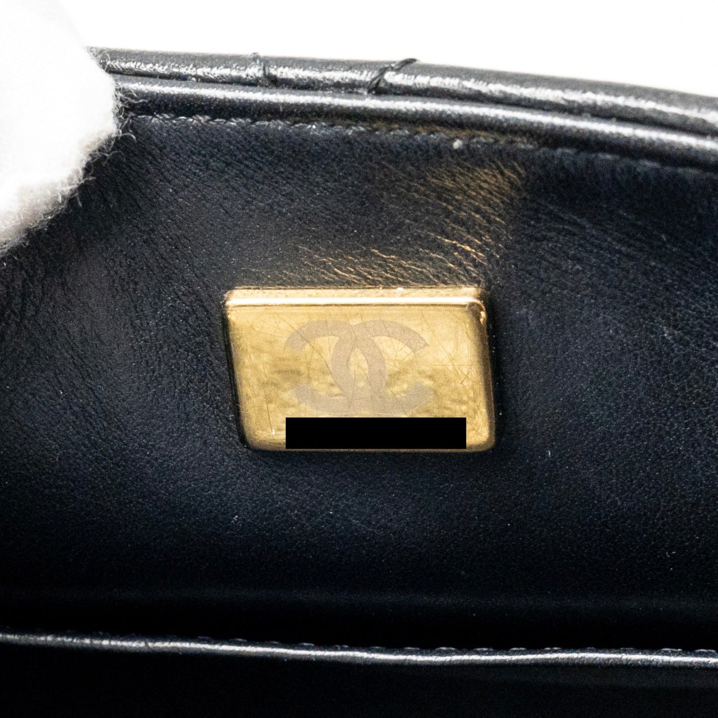 Chanel Retro Classic New Square Large Flap Bag Goatskin Black  (Microchip)