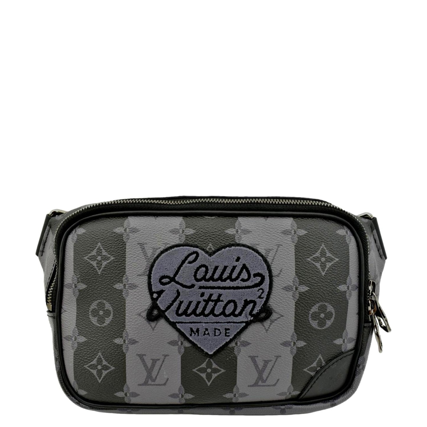 LOUIS VUITTON Modular Sling Monogram Eclipse Shoulder Bag Black
