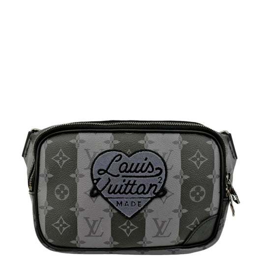 LOUIS VUITTON Modular Sling Monogram Eclipse Shoulder Bag Black