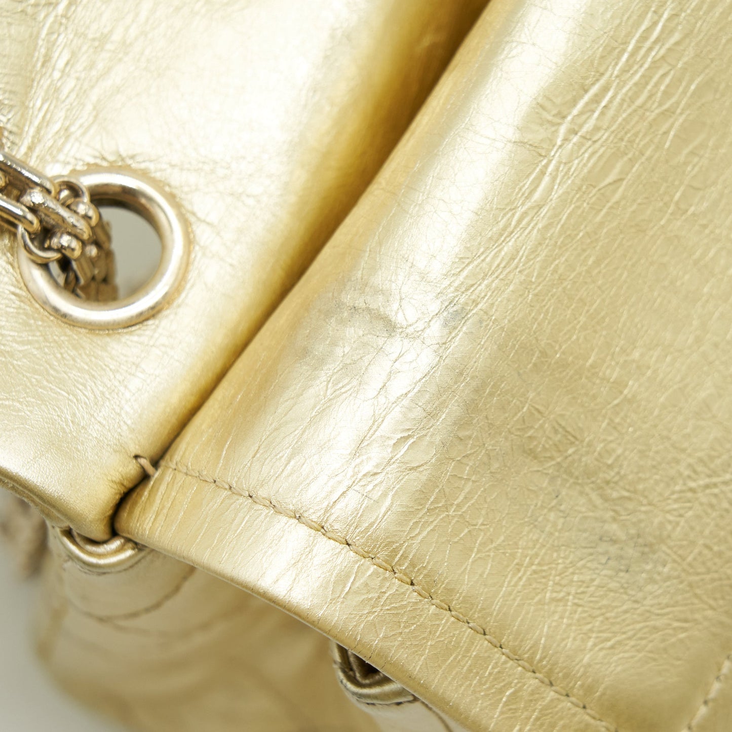 Chanel 2.55 Reissue 226 Double Flap Bag Gold