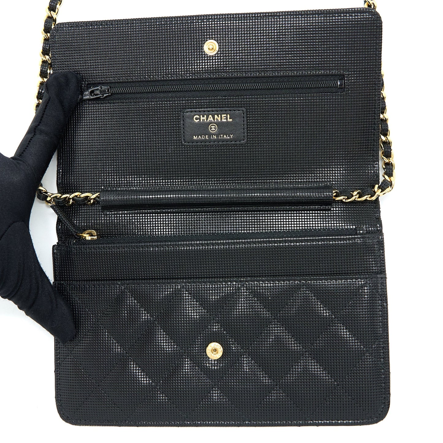 Chanel Limited Wallet On Chain Calfskin Black