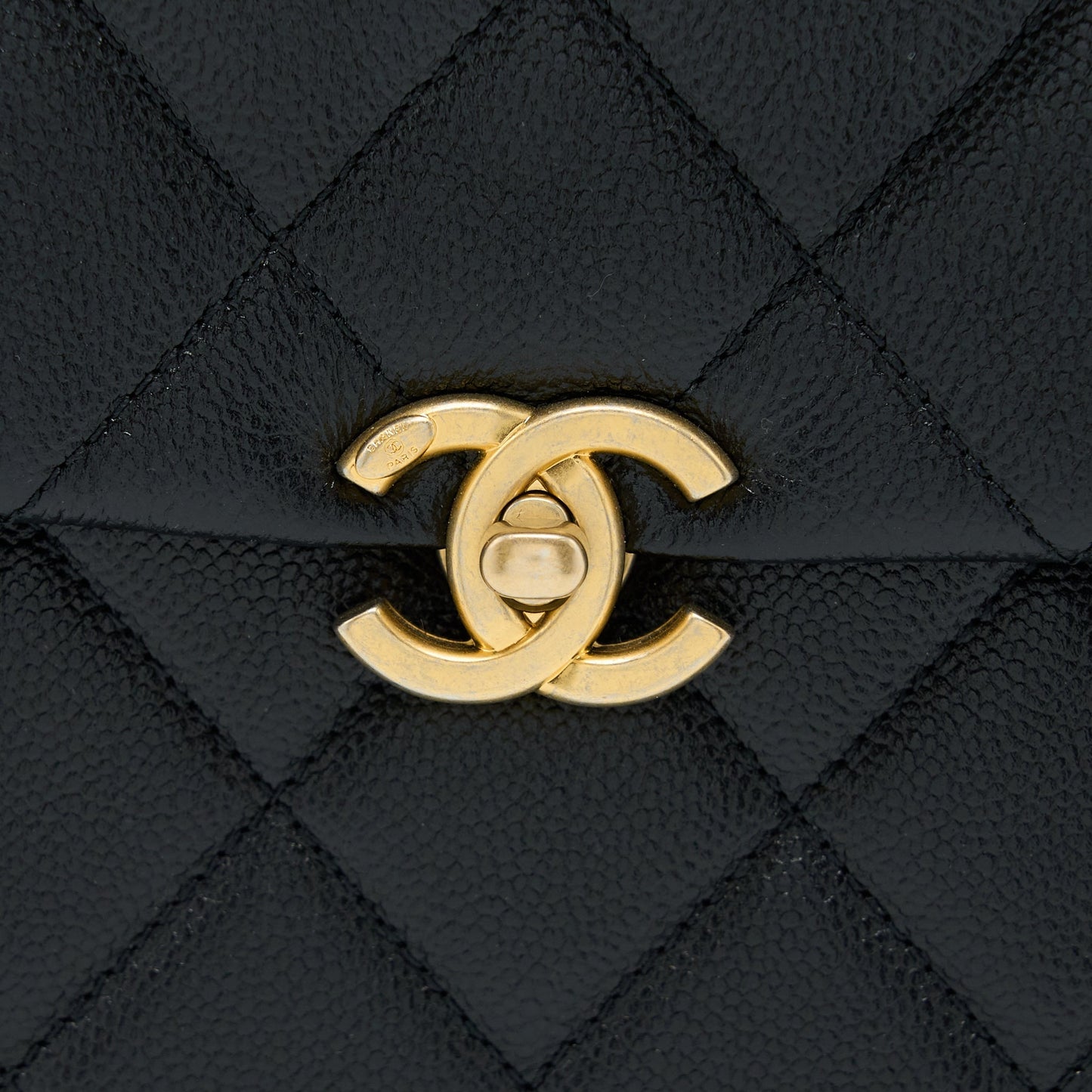 Chanel 22P Flap Backpack Caviar Black Brushed  (Microchip)