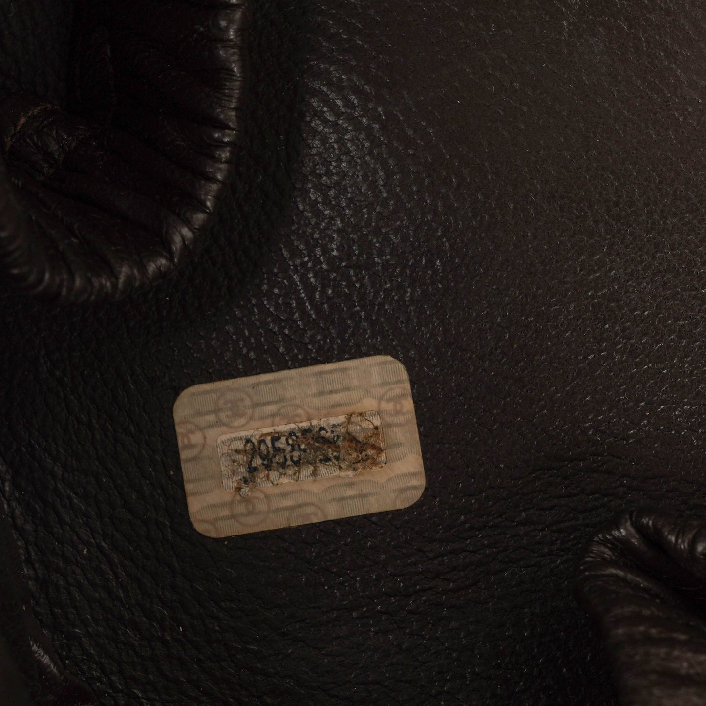 Chanel Brown Leather Vanity Case