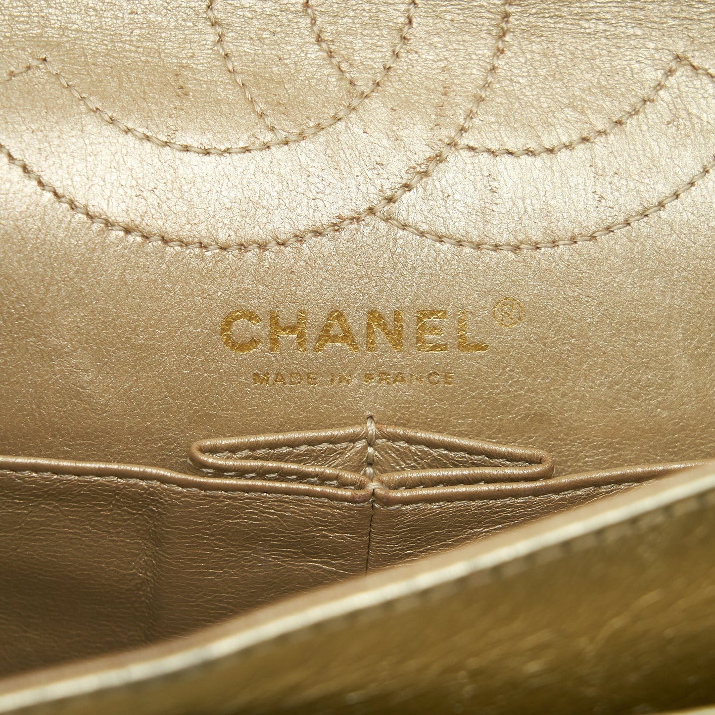 Chanel 2.55 Reissue 226 Double Flap Bag Gold