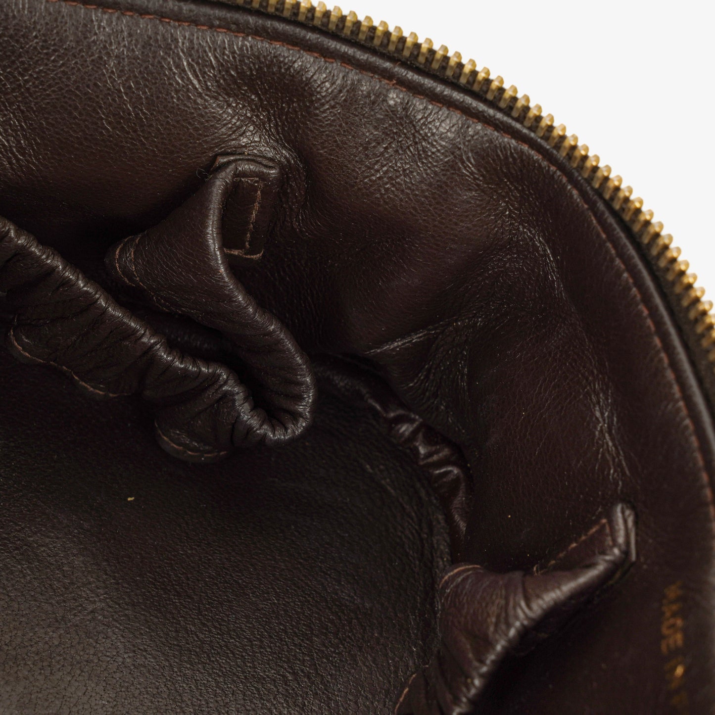 Chanel Brown Leather Vanity Case