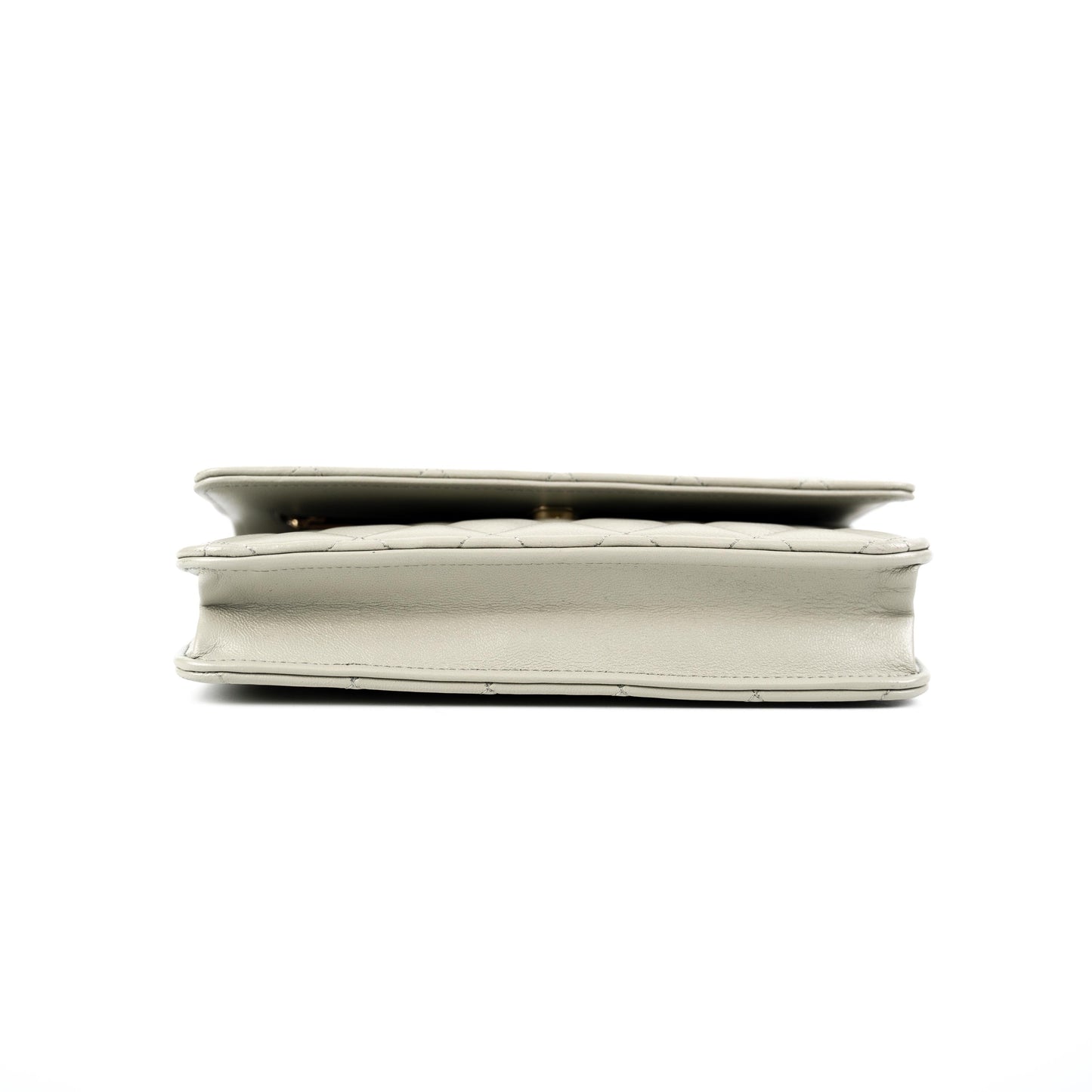 Chanel Wallet on Chain WOC Lambskin Grey (Microchipped)