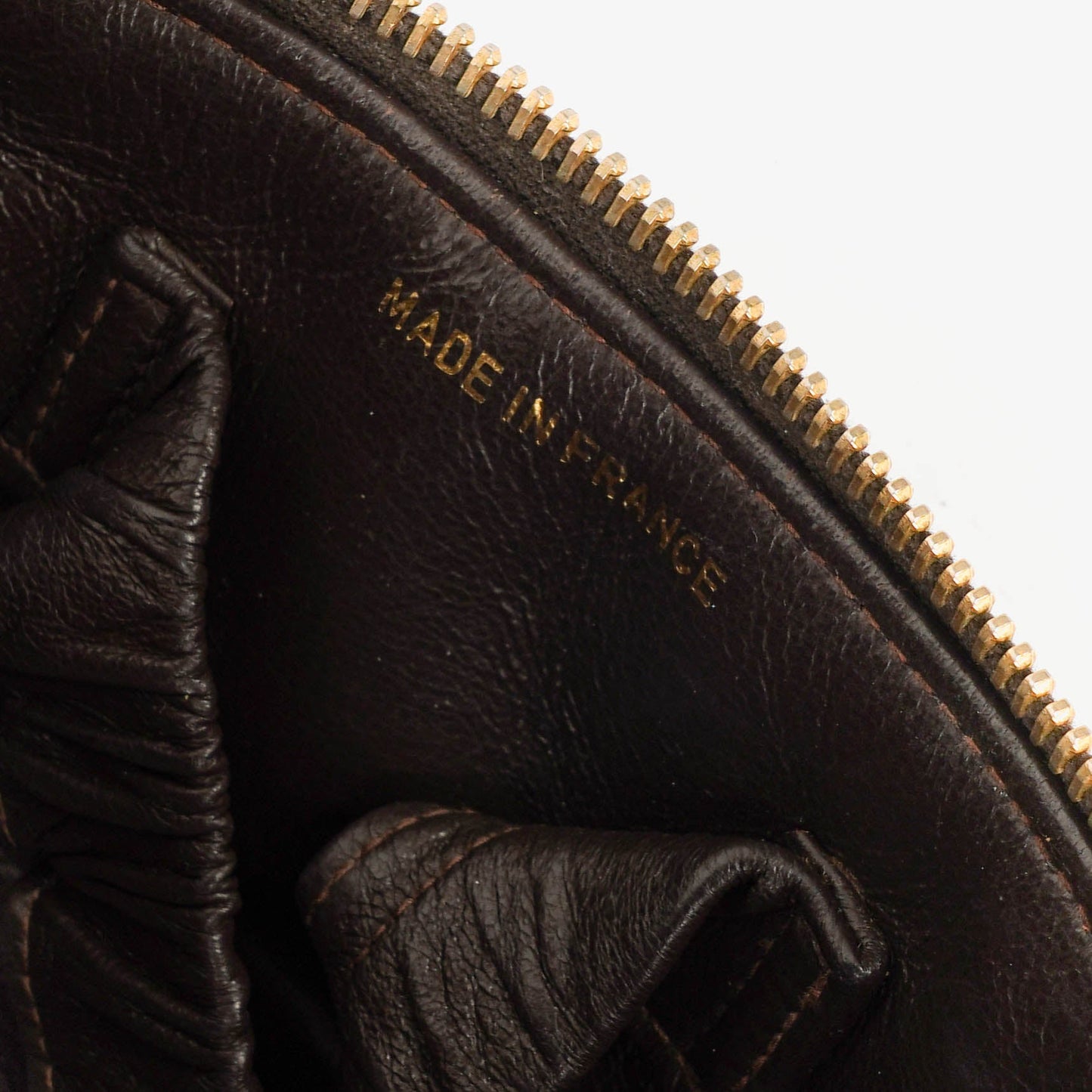 Chanel Brown Leather Vanity Case