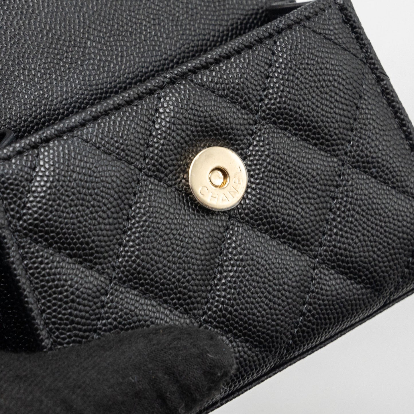 Chanel Top Handle Mini Flap Bag Caviar Black L (Microchip)