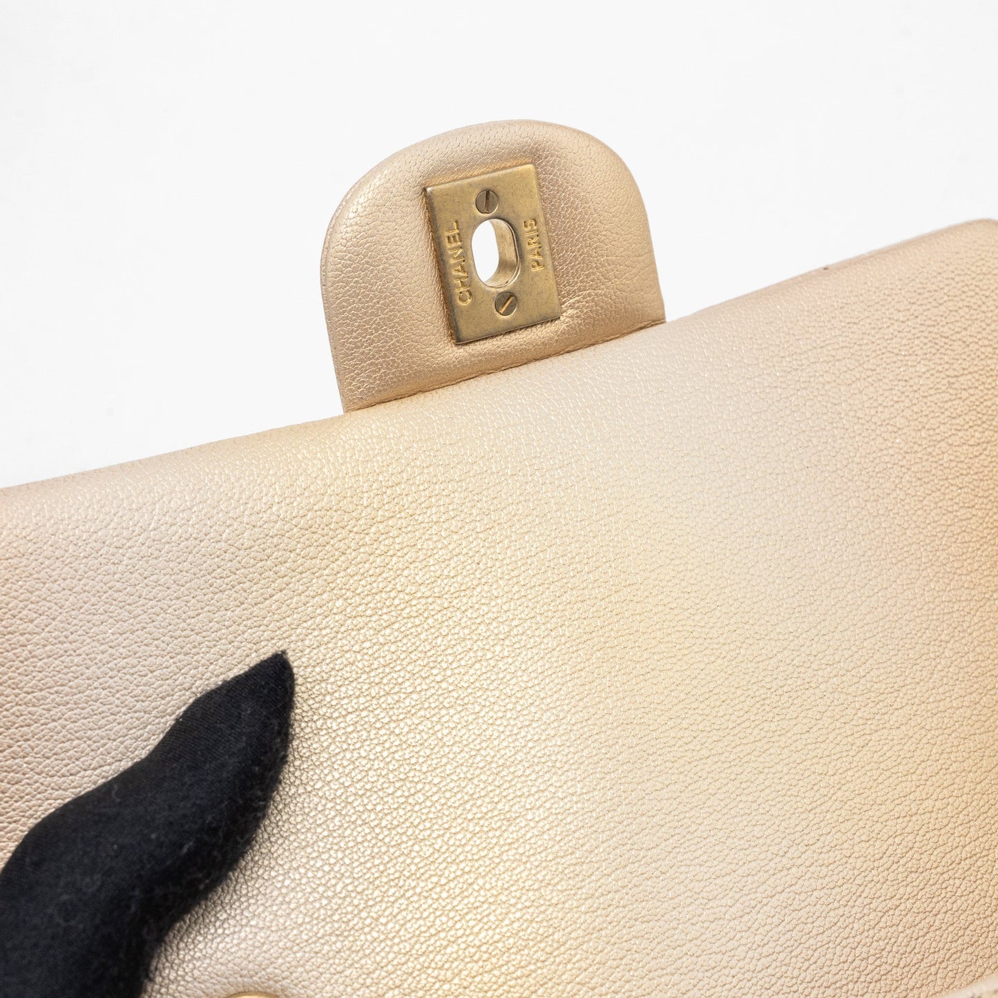 Chanel 22C mini Rectangular Flap Bag Goatskin Ombré Beige Brushed  (microchip)