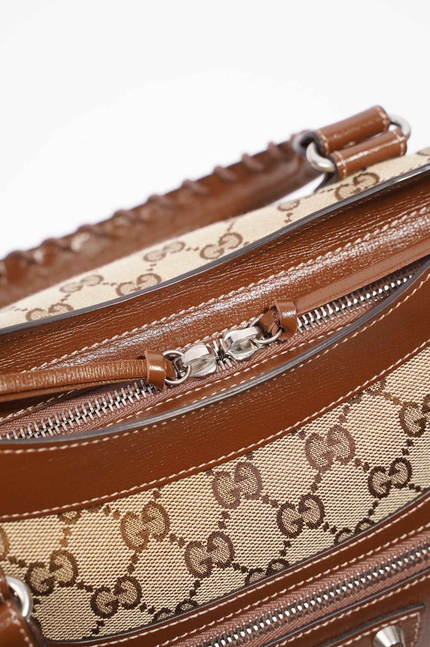 Gucci X Balenciaga Hacker Project GG Neo Classic Bag Brown Medium