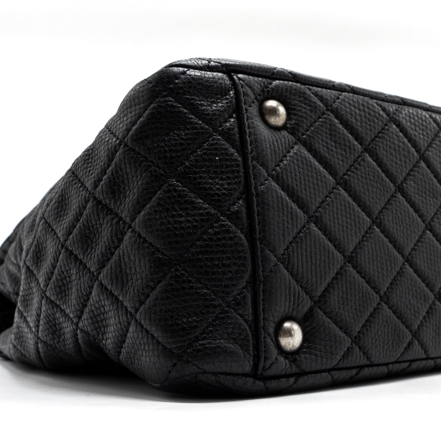 Chanel XXL classic travel flap calfskin black ruthenium hardware