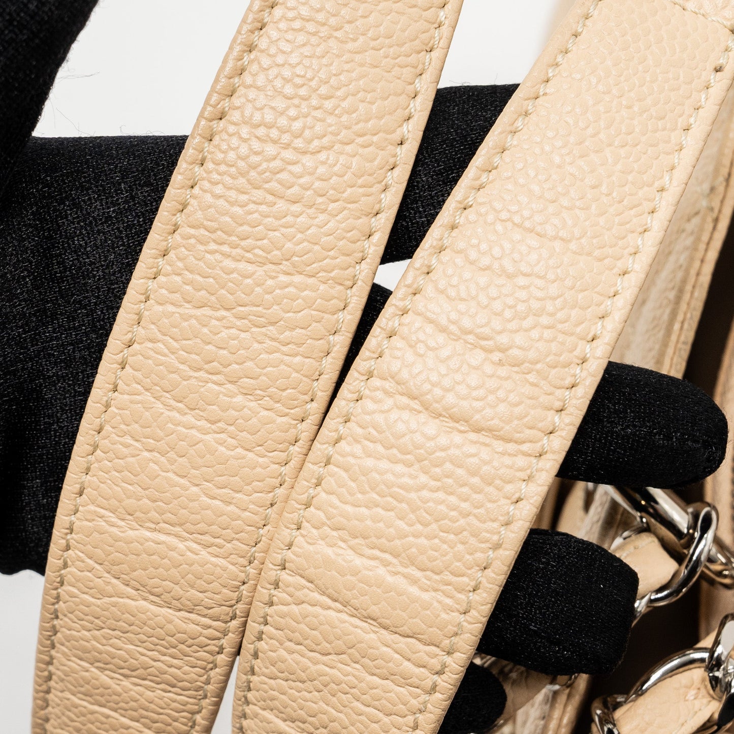 Chanel Grand Shopping Tote Caviar Beige