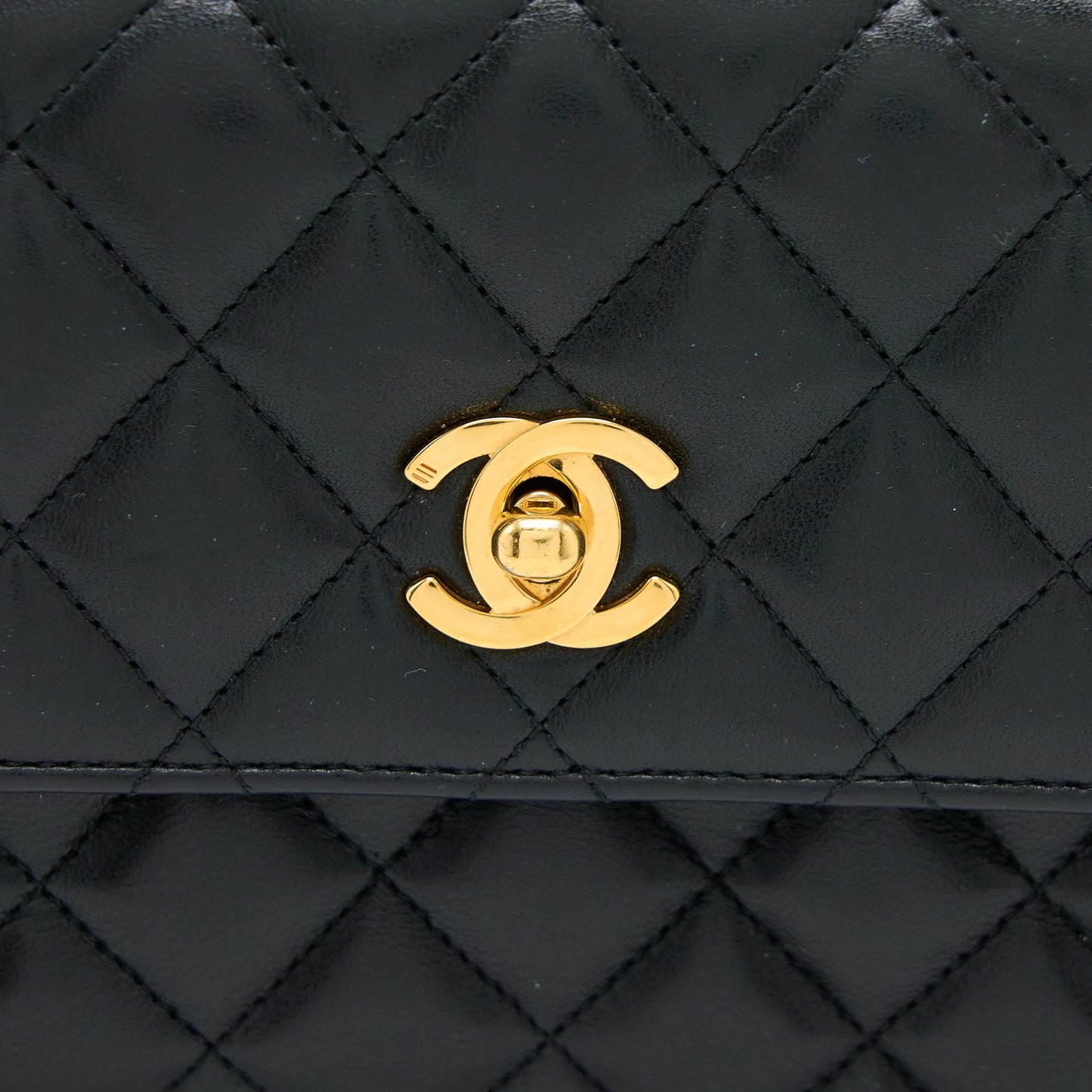 Chanel  Mini Flap Bag Lambskin Black
