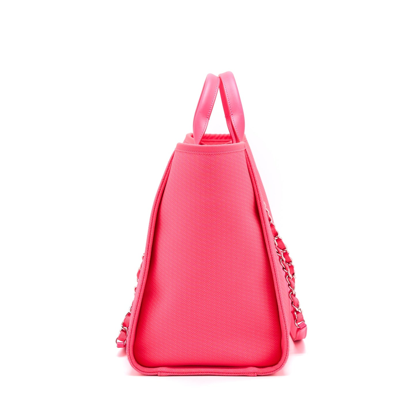 Chanel Deauville Tote Bag Hot Pink