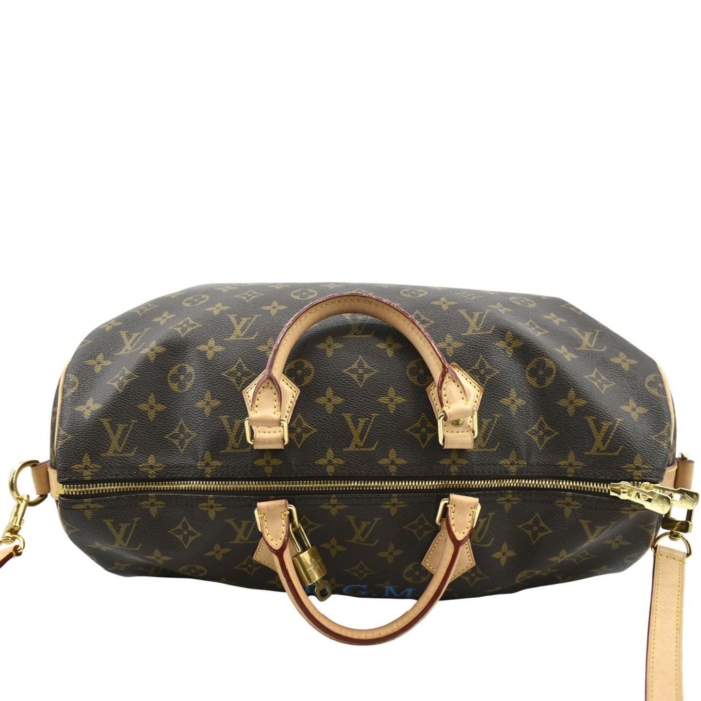 LOUIS VUITTON  40 Bandouliere Heritage Monogram Canvas Travel Bag Brown