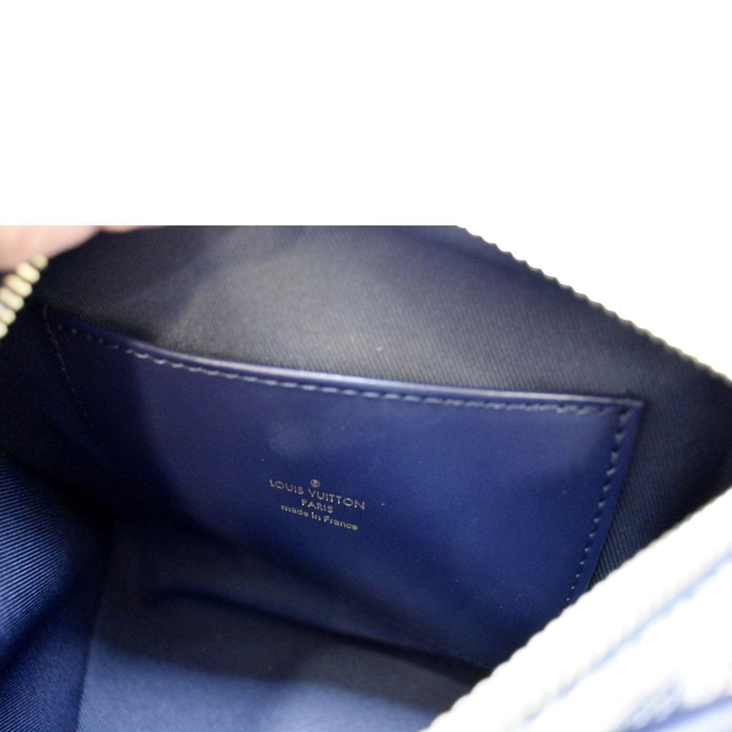 LOUIS VUITTON  20 Bandouliere Monogram Jacquard Canvas Satchel Bag Blue