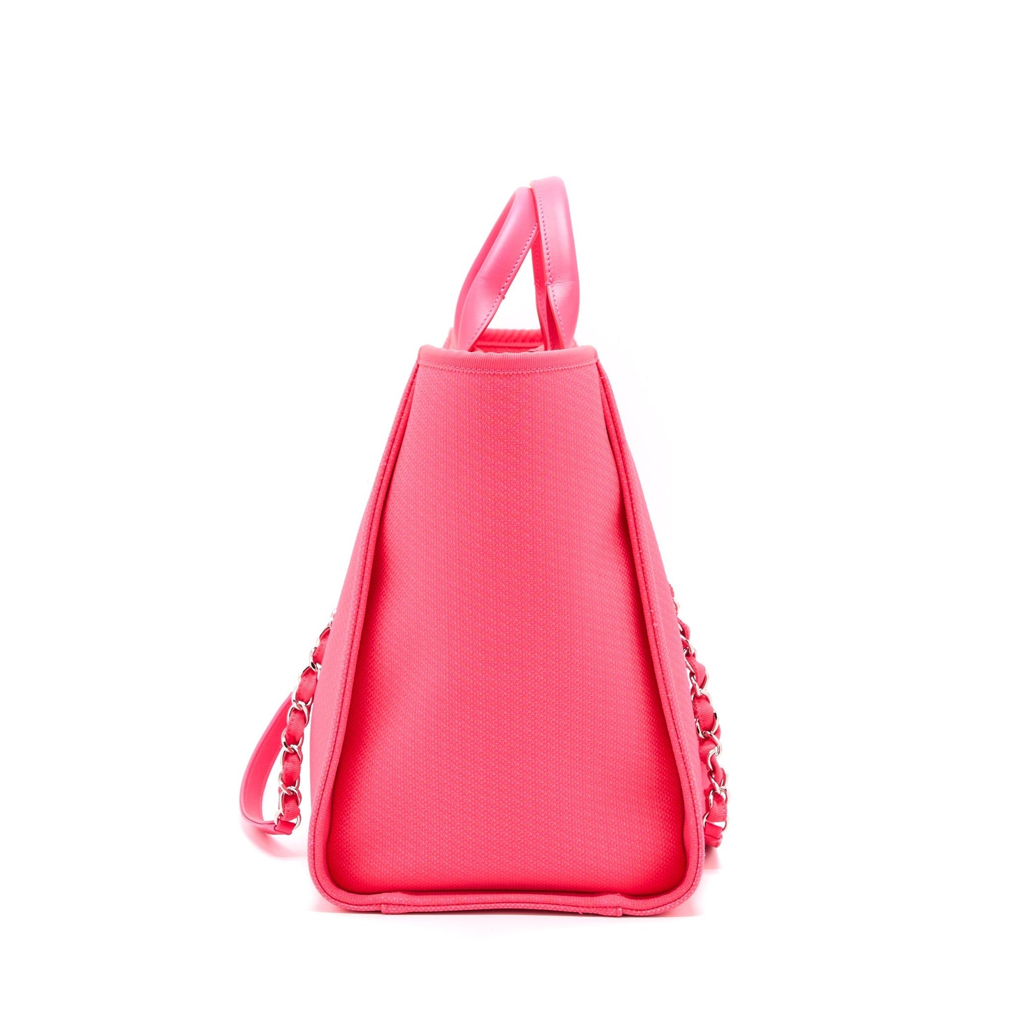 Chanel Deauville Tote Bag Hot Pink