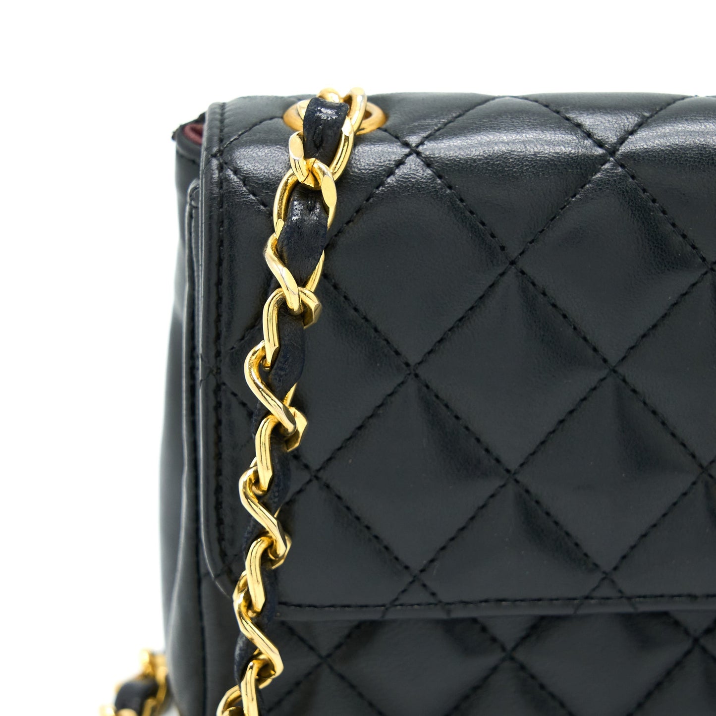 Chanel  Mini Flap Bag Lambskin Black
