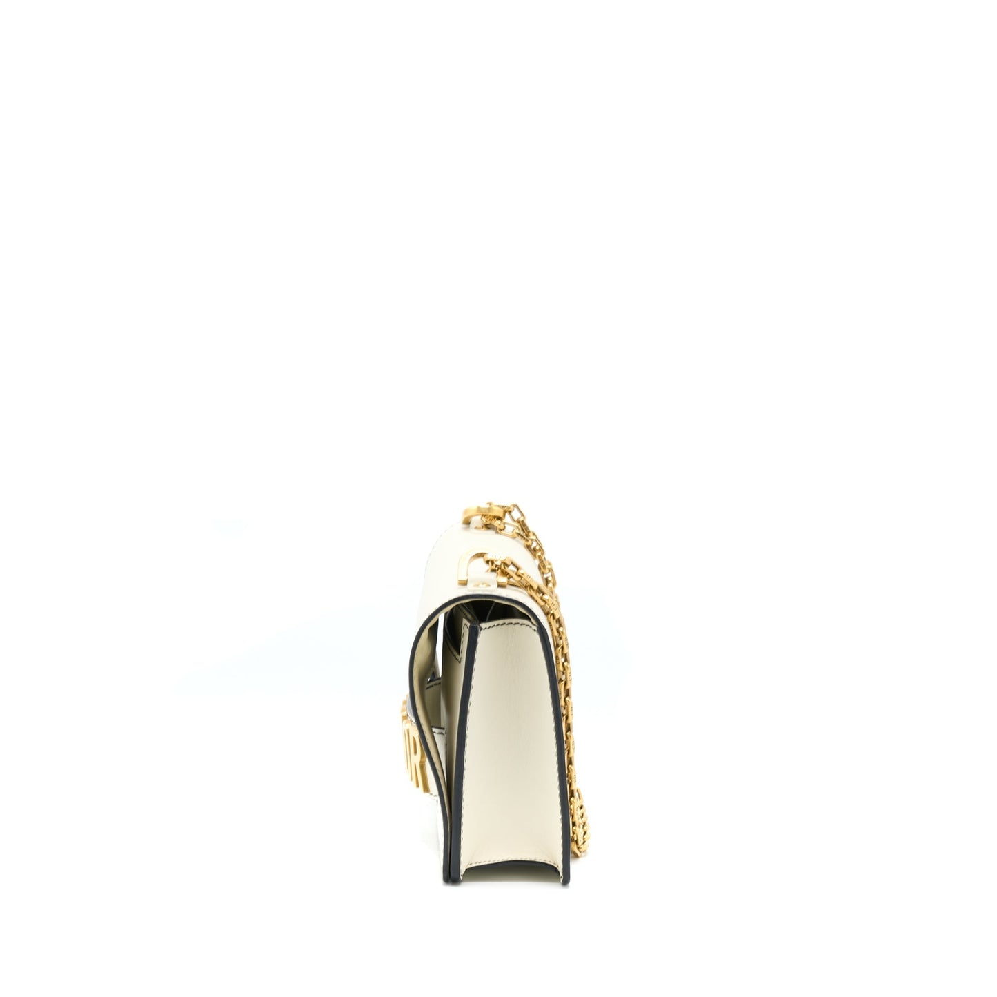 Dior Ja'Dior Flap Purse/ Clutch with Chain White