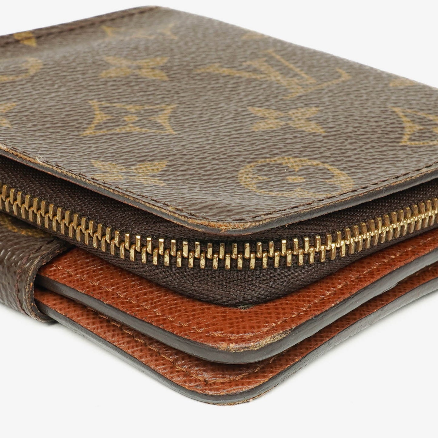 Louis Vuitton Monogram Canvas Compact Zip Wallet