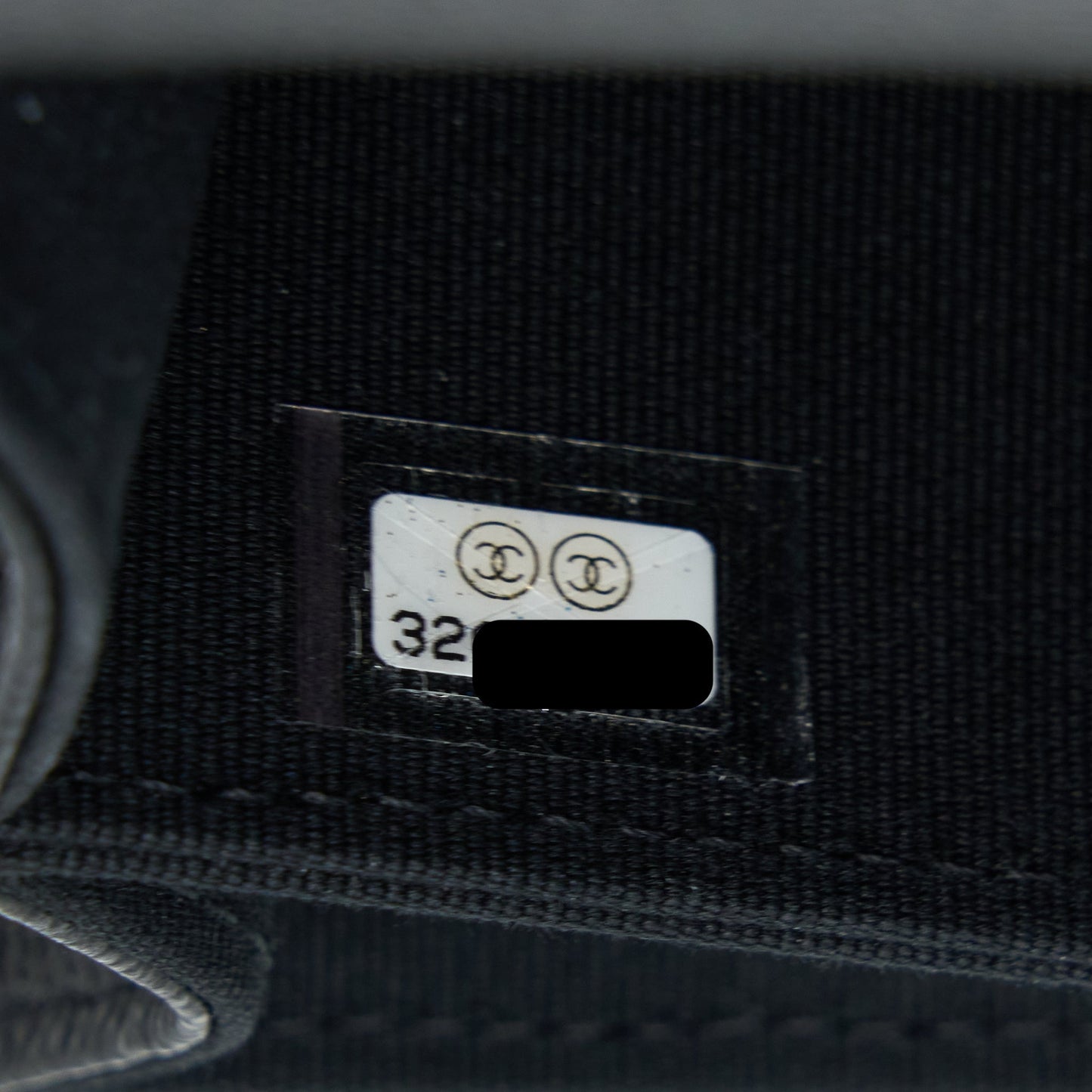 Chanel Detailed Top Handle Mini Flap Bag with Chain Caviar Black
